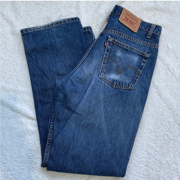 Levi’s 528 Men Size 33 x 32 Metro Fit 100% Cotton Medium Wash - Picture 6 of 9